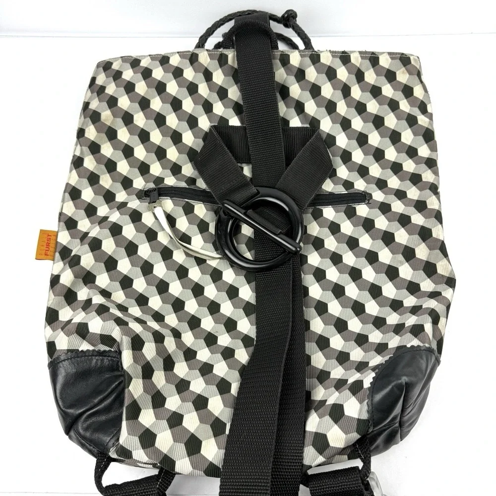 Ronald Furst Convertible Backpack Geometric Multicolor Retro One A  Kind Bag Ronald Furst Convertible Backpack Geometric Multicolor Retro  main image 3